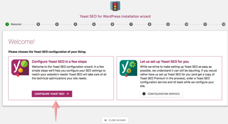 Yoast SEO Configuration Wizard How to use Yoast SEO in WordPress